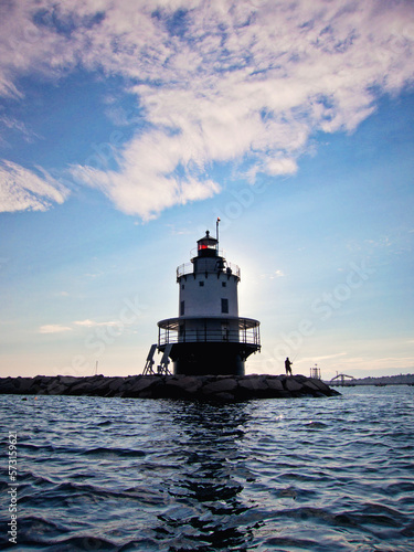 Spring Point Lighthouse, South Portland, Maine. photo