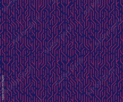 Vector pattern of a neuron. Neural pattern for the background. Geometric pattern on a dark background