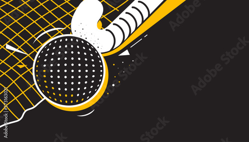 Field hockey abstract background design. Vector illustration of sports concept photo