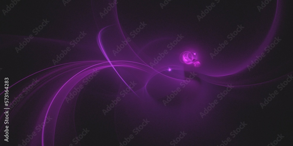 3D rendering abstract multicolor fractal background