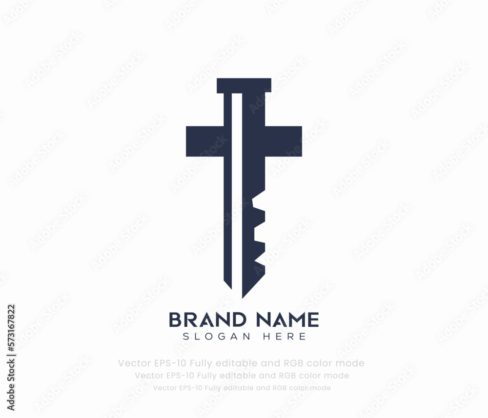 letter T key logo