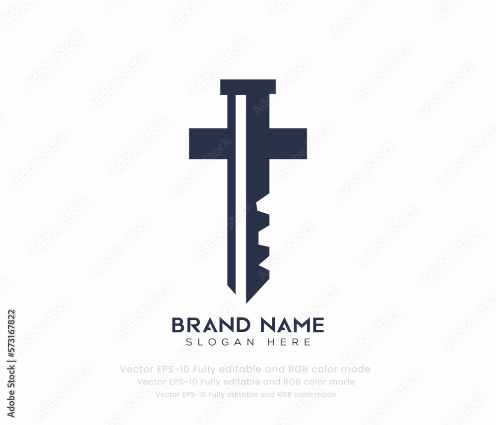 letter T key logo letter T key logo