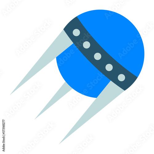 Sputnik Flat Icon