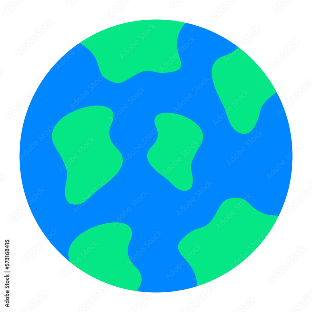 Earth Flat Icon Earth Flat Icon