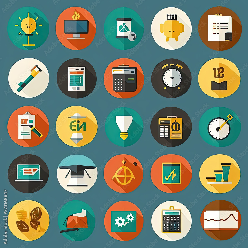 icon sets, generative artificial intelligence icon sets, generative artificial intelligence