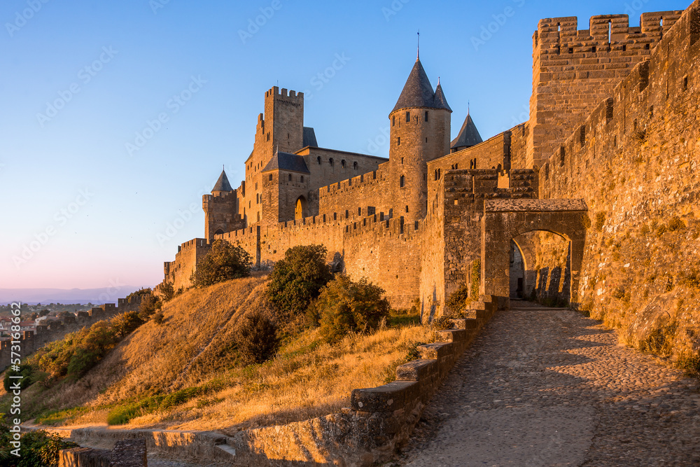 Castello di Carcassonne, Francia.