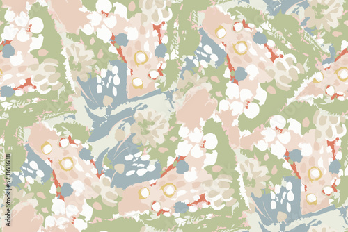 gentle bright tiny flowers pattern For summer print dress