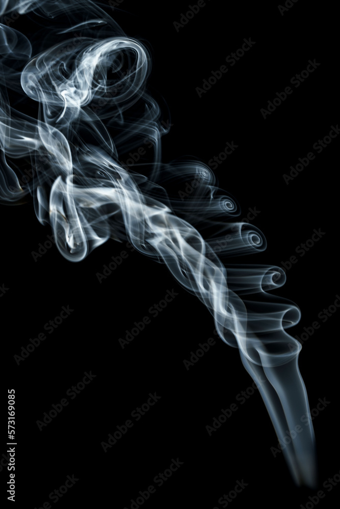 abstract shape smoke on black background abstract shape smoke on black background