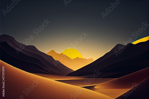 background image in a minimalistic style, extreme resolution, AI Generated © forenna