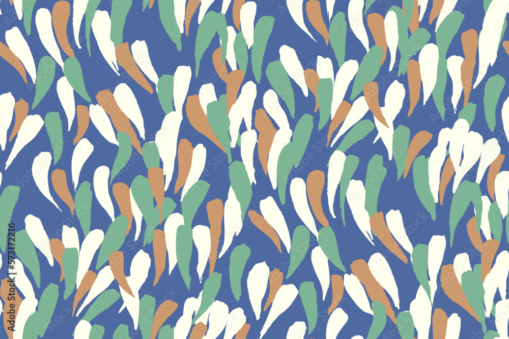 Abstract spotted seamless pattern painted with paint