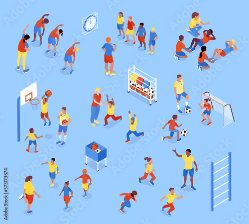 PE Lesson Icon Set