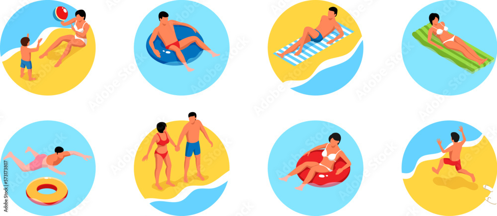 Tropical Beach Compositions Set Tropical Beach Compositions Set