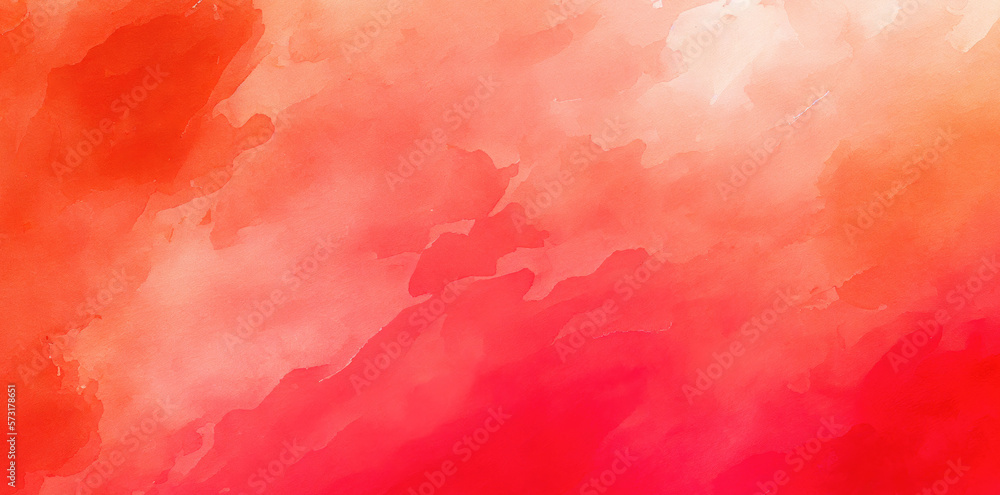 abstract red watercolor background generative ai