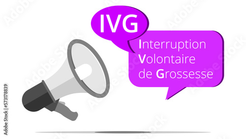 Mégaphone IVG - Interruption Volontaire de Grossesse