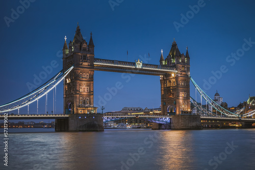 tower bridge at night