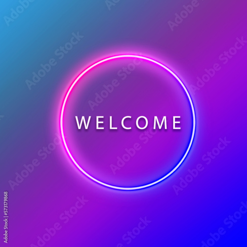 welcome screen or button