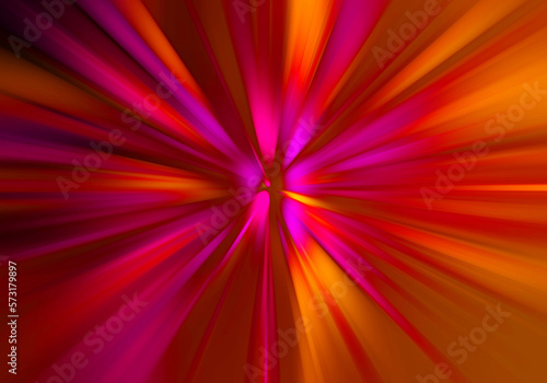 Zoom tunnel effect summer colours background