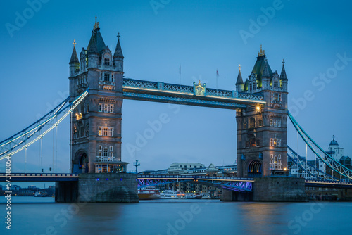 tower bridge at night