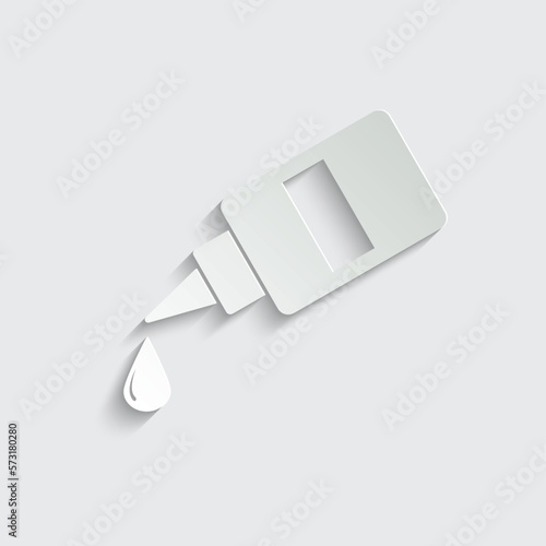 glue icon vector bottle sign