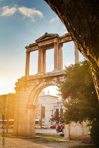 The Arch of Hadrian (Hadrian's Gate), Athens, Europe