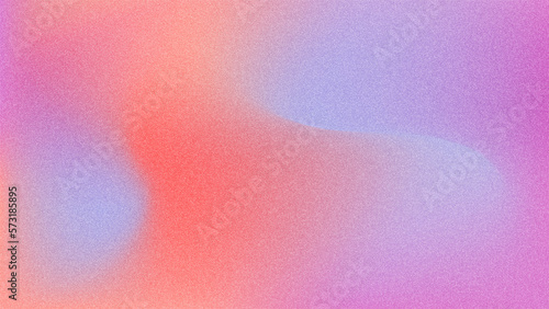 Abstract trendy fluid motion gradient blurred grainy background texture. Colorful digital Grain Texture overlay. Lo-fi multicolor vintage retro design. Vibrant Texture Wallpaper.