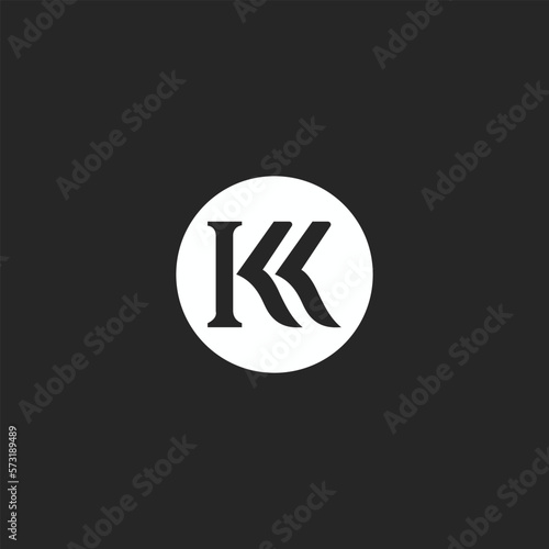 creative KK logo designs