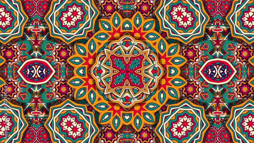 Islamic Pattern Background 3D Video Animation Islamic Pattern Background 3D Video Animation