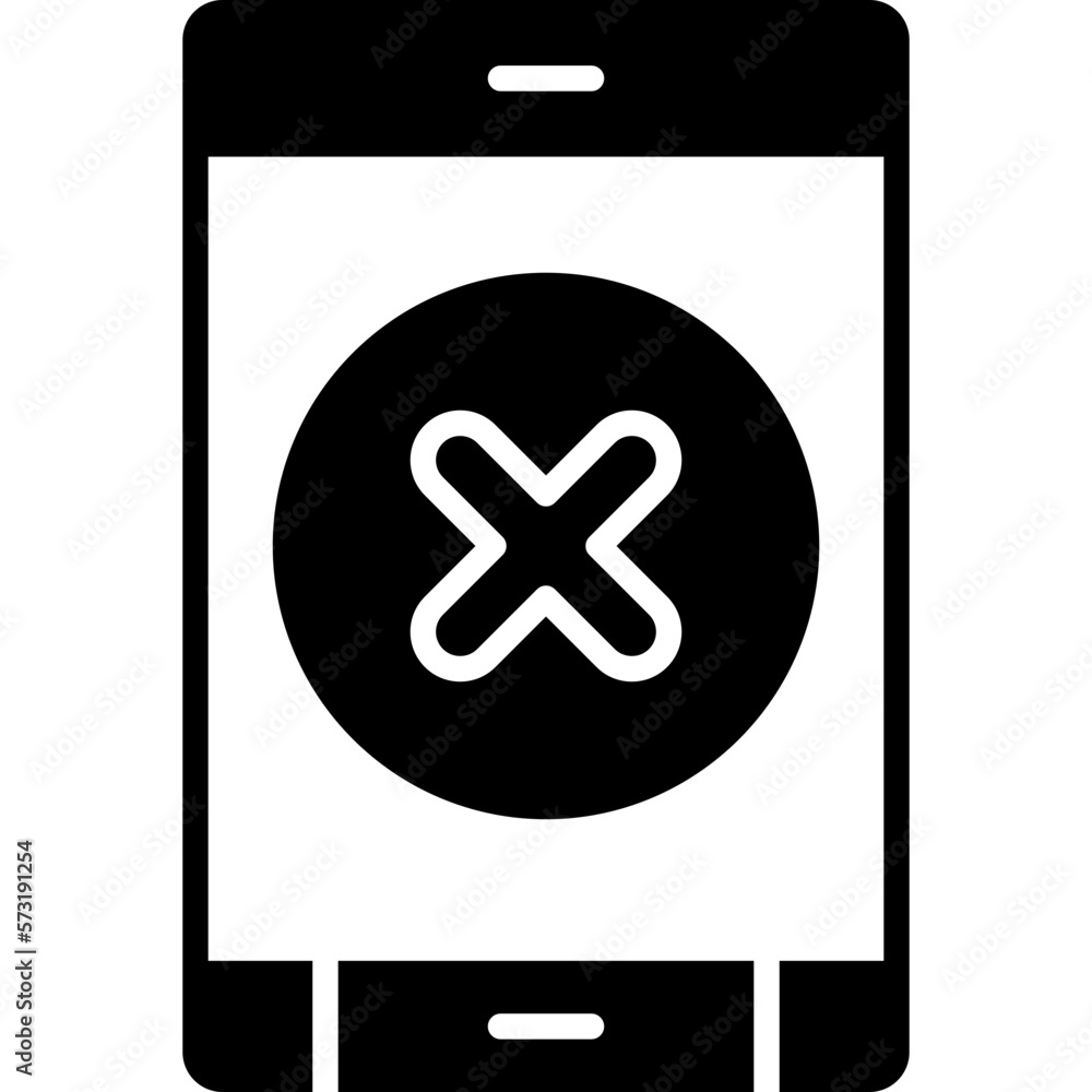 Fototapeta premium Delete Button Icon