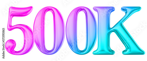 Thank You 500K Follower Gradient