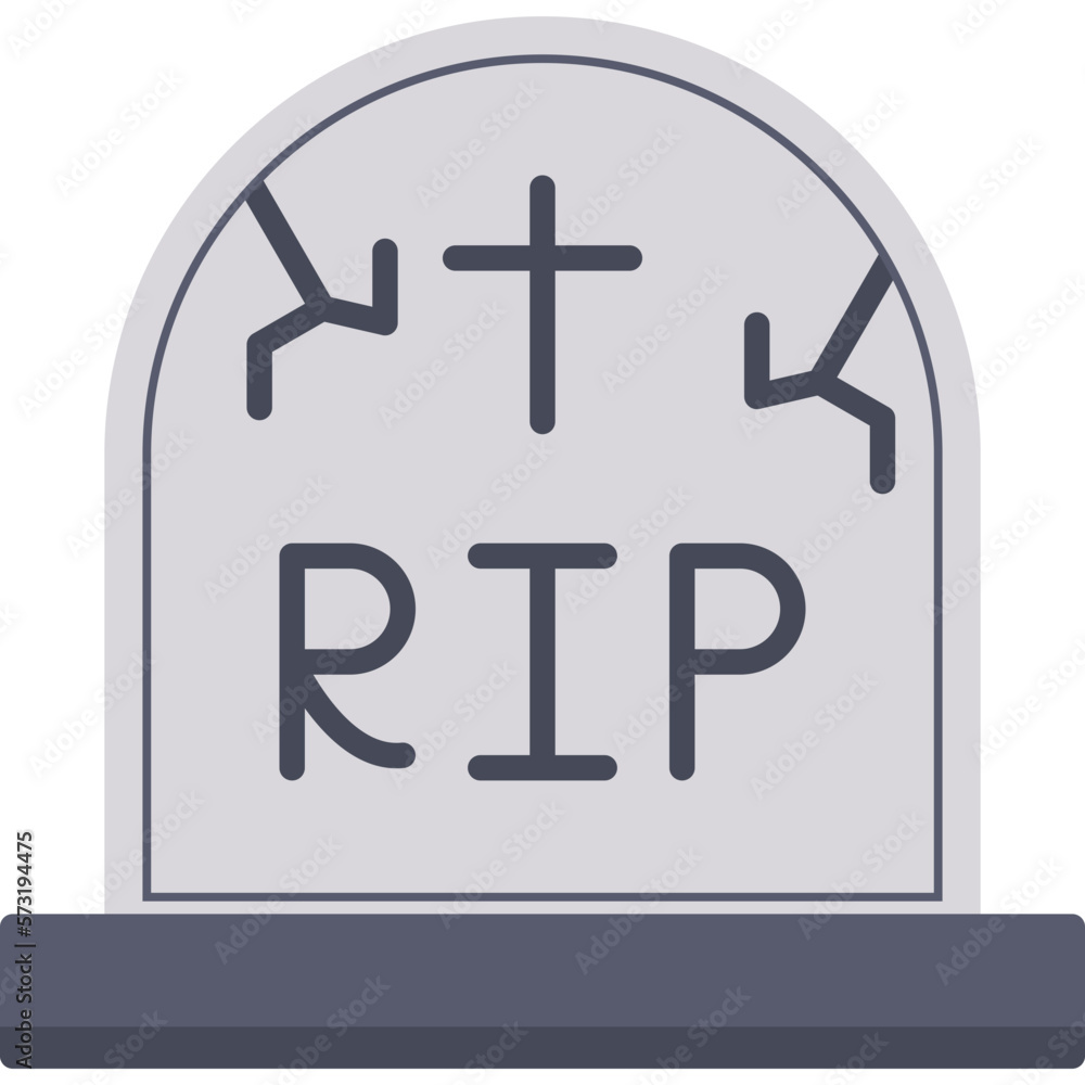 Obraz premium Cemetery Icon
