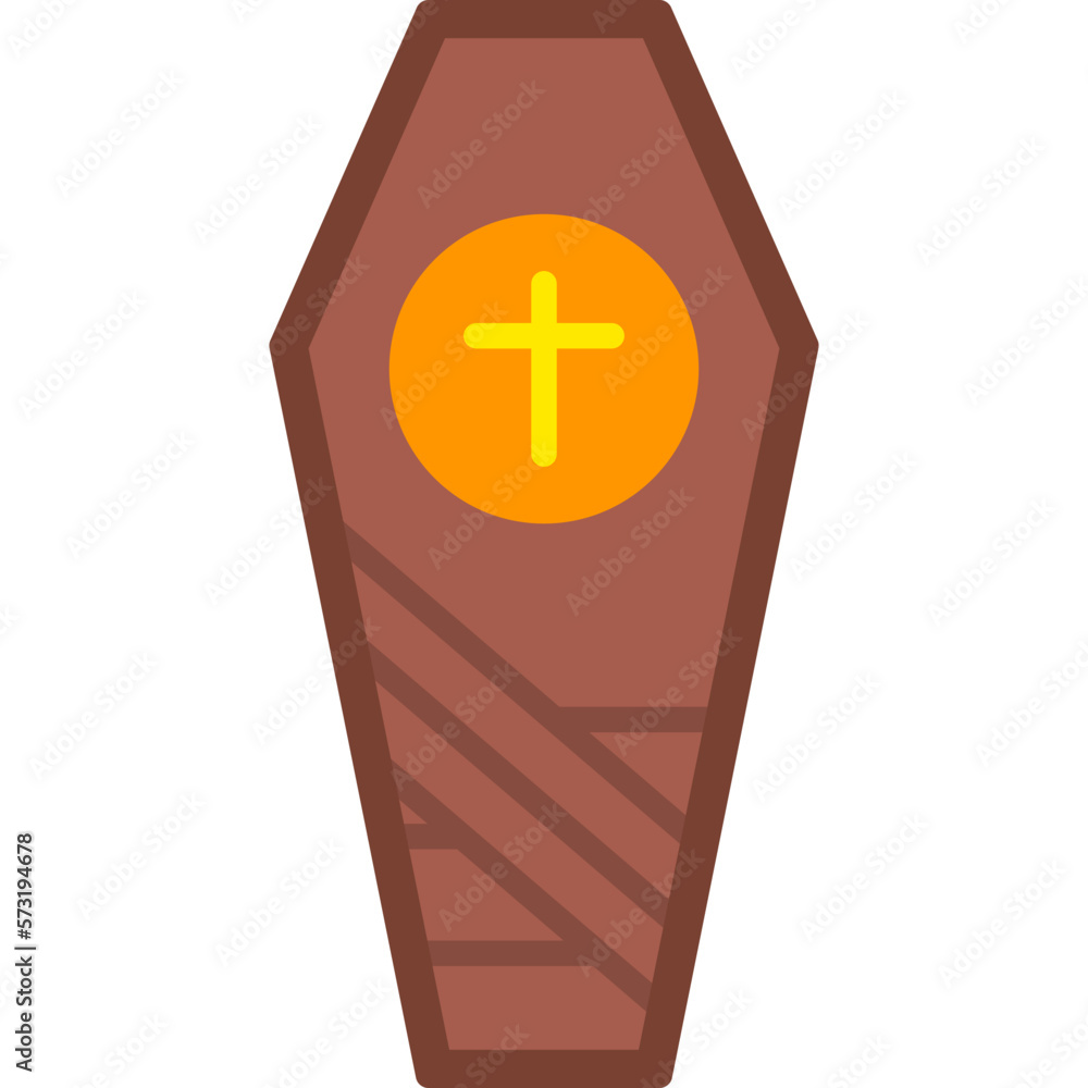 Obraz premium Coffin Icon
