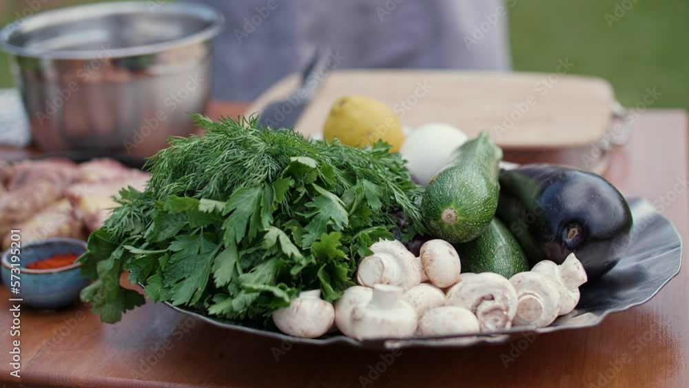 fresh vegetables on a plate fresh vegetables on a plate