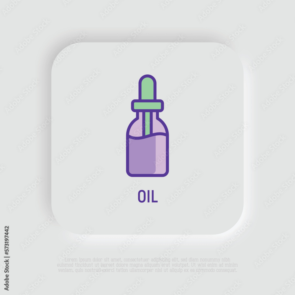 Dropper: bottle with pipette thin line icon. Beauty essence, serum or essential oil. Modern vector illustration for beauty shop. Dropper: bottle with pipette thin line icon. Beauty essence, serum or essential oil. Modern vector illustration for beauty shop.