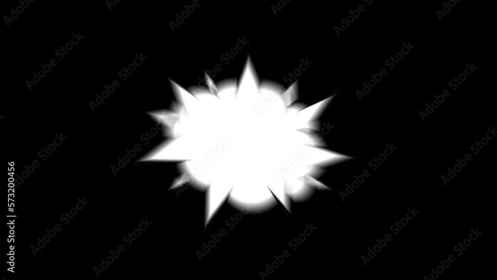 Cartoon Speech Bubble Animation With Alpha Video Cartoon Speech Bubble Animation With Alpha Video