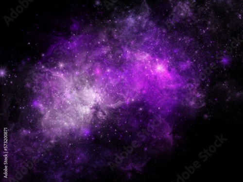 Fototapeta Naklejka Na Ścianę i Meble -  Purple Galaxy