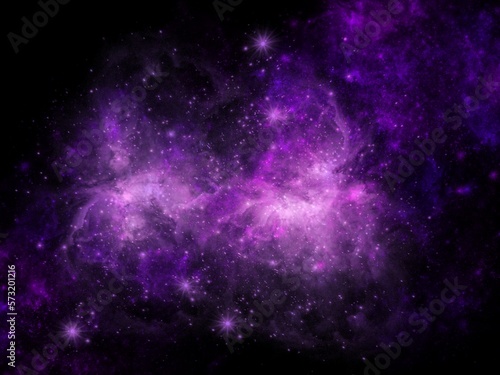 Fototapeta Naklejka Na Ścianę i Meble -  Purple Galaxy