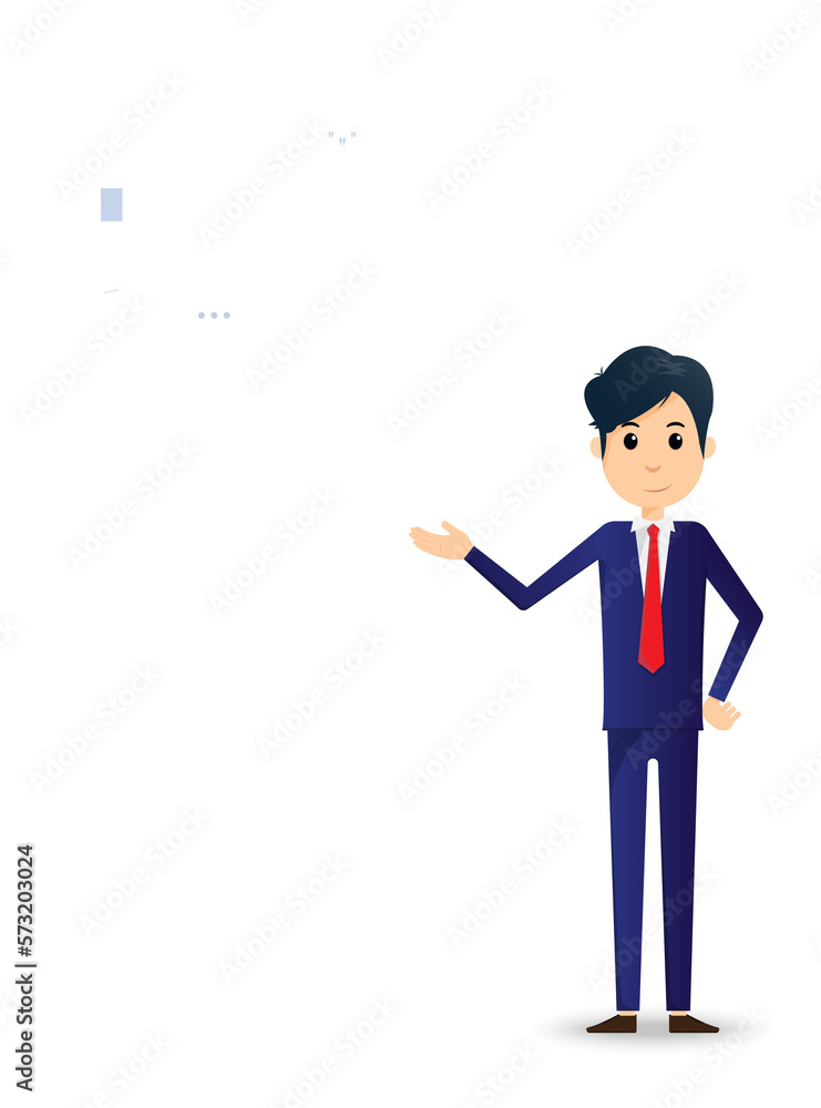 Businessman and icon technology connecting Businessman and icon technology connecting