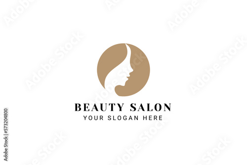 Beauty Salon Logo Vector Icon Illustration