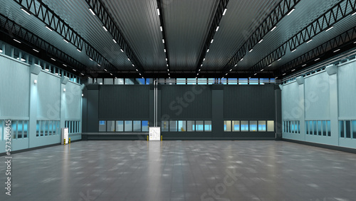 Industrial background. Empt...