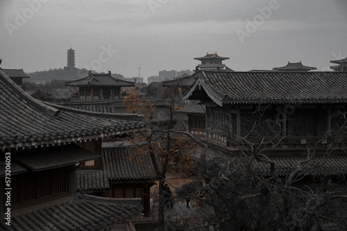 view of xiangyang tang dynasty city film and television base