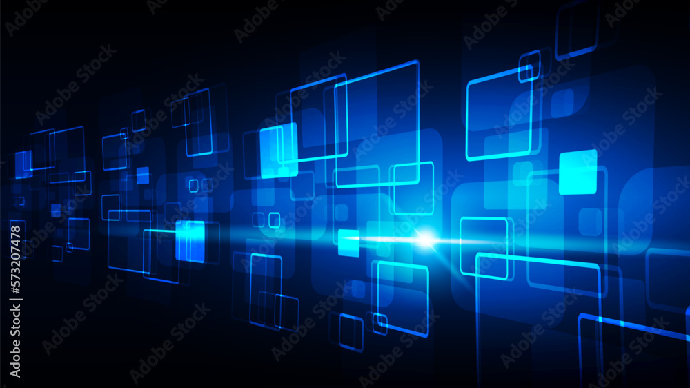 technology background with hi-tech digital data technology background with hi-tech digital data