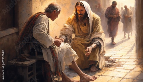 Fotografia, Obraz Jesus healing