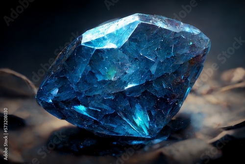 Obraz na płótnie Sapphire - illustration 
