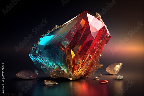 Obraz na płótnie Precious gem - illustration