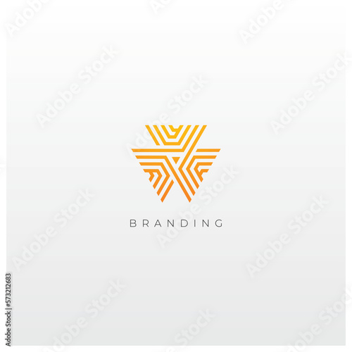 Abstract Industrial Trade Marketing Vector Logo