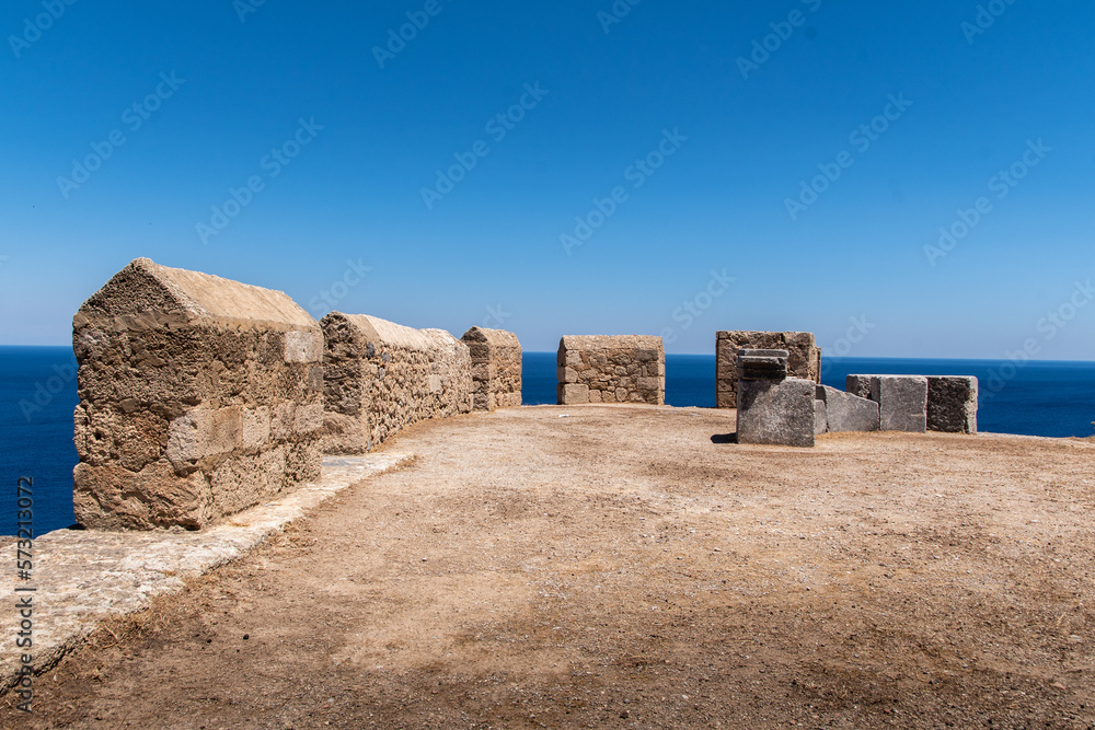 Akropolis in Rhodos in Griechenland