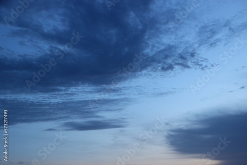 dark blue cloud with white light sky background and midnight evening time 