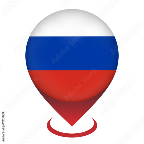 Map pointer with contry Russia. Russia flag. Vector illustration. Free Download Map pointer with contry Russia. Russia flag. Vector illustration. - GFXLoad