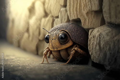 Small bug in a wall © Jelena