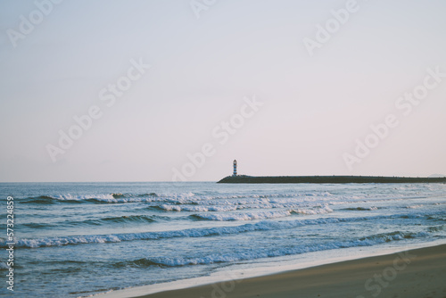 lighthouse on the sea